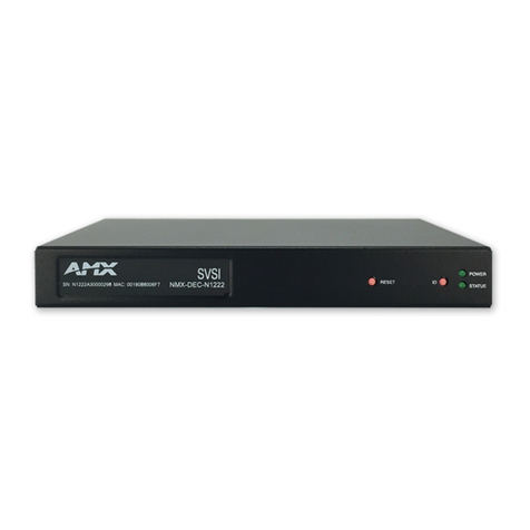 AMX NMX-ENC-N1122 User manual