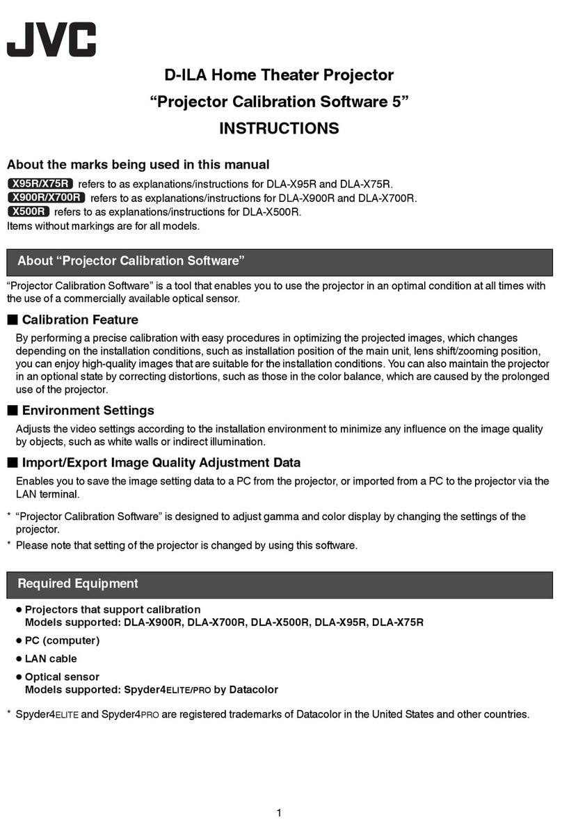 JVC DLA-X95R User manual