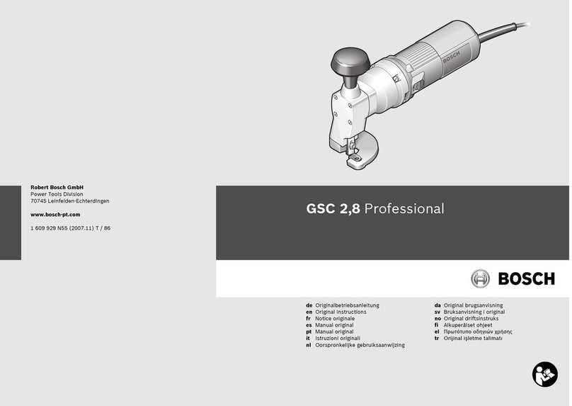 Bosch GSC 2,8 Professional Original instructions