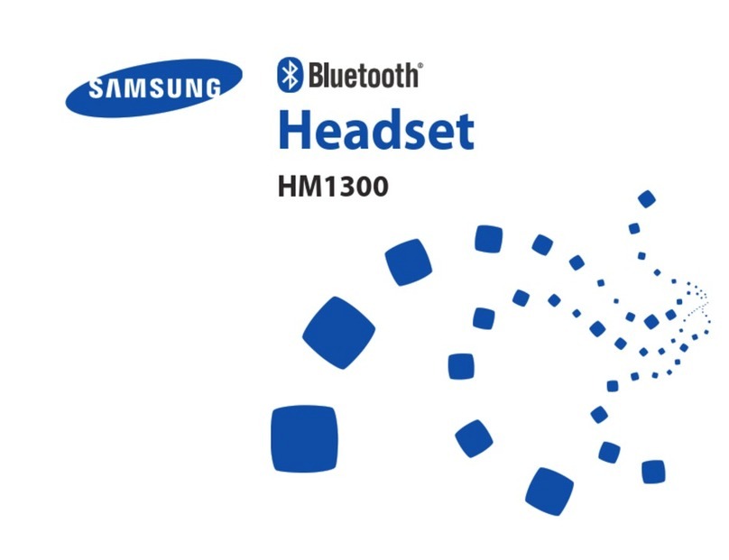 Samsung HM-1300 user guide