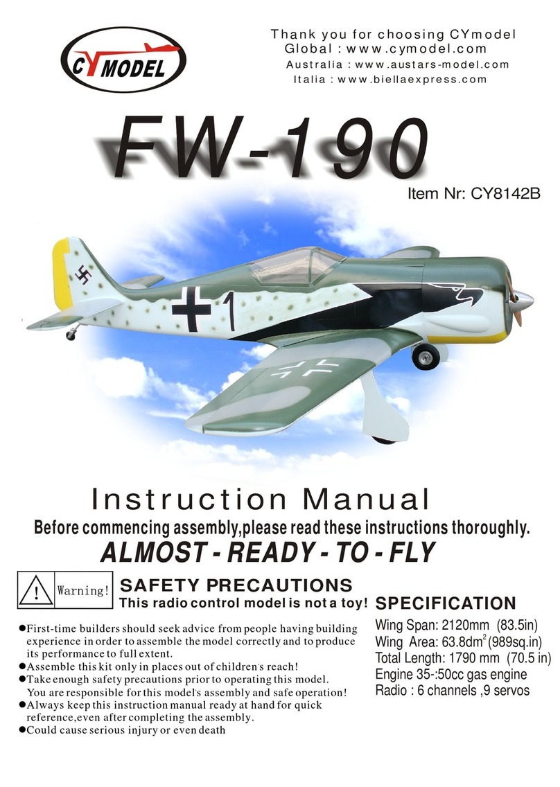 CY MODEL FW-190 instruction manual CY MODEL FW-190 instruction manual