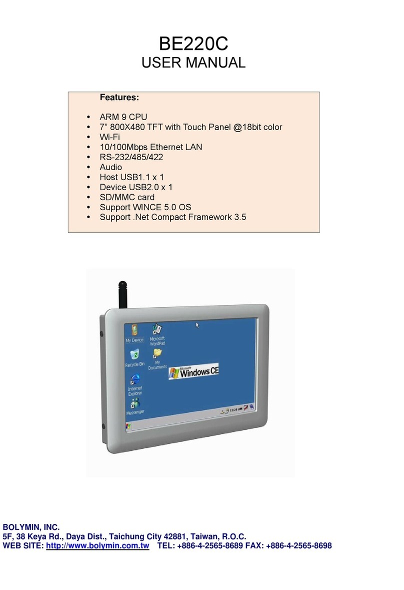 Bolymin BE220C user manual