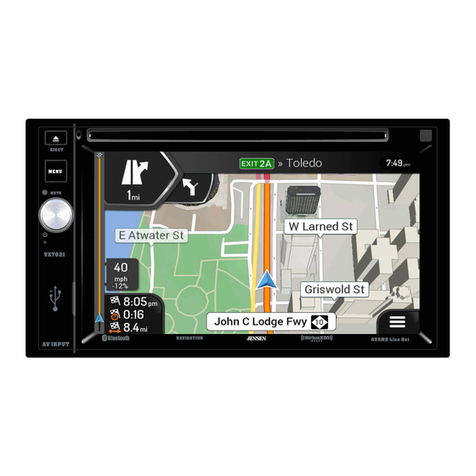 Jensen VX7021 User manual Jensen VX7021 User manual