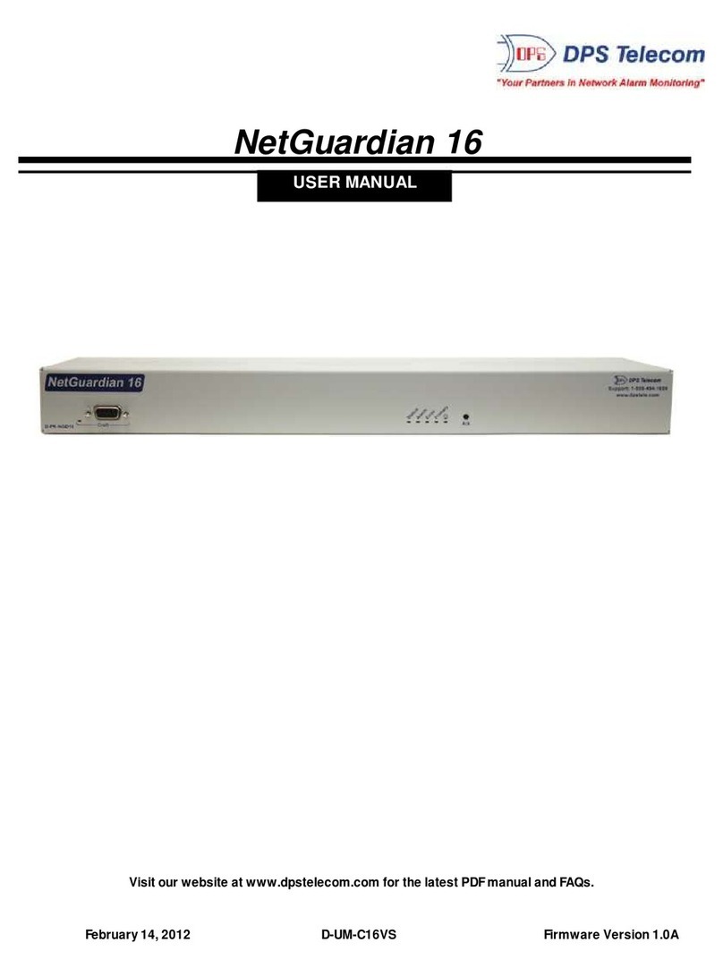 DPS NetGuardian 16 User manual
