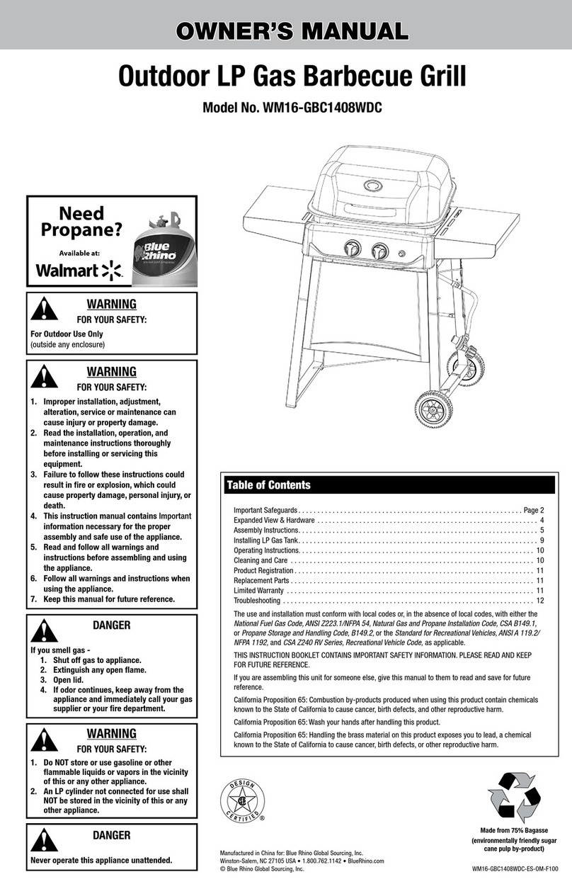 BlueRhino WM16-GBC1408WDC User manual