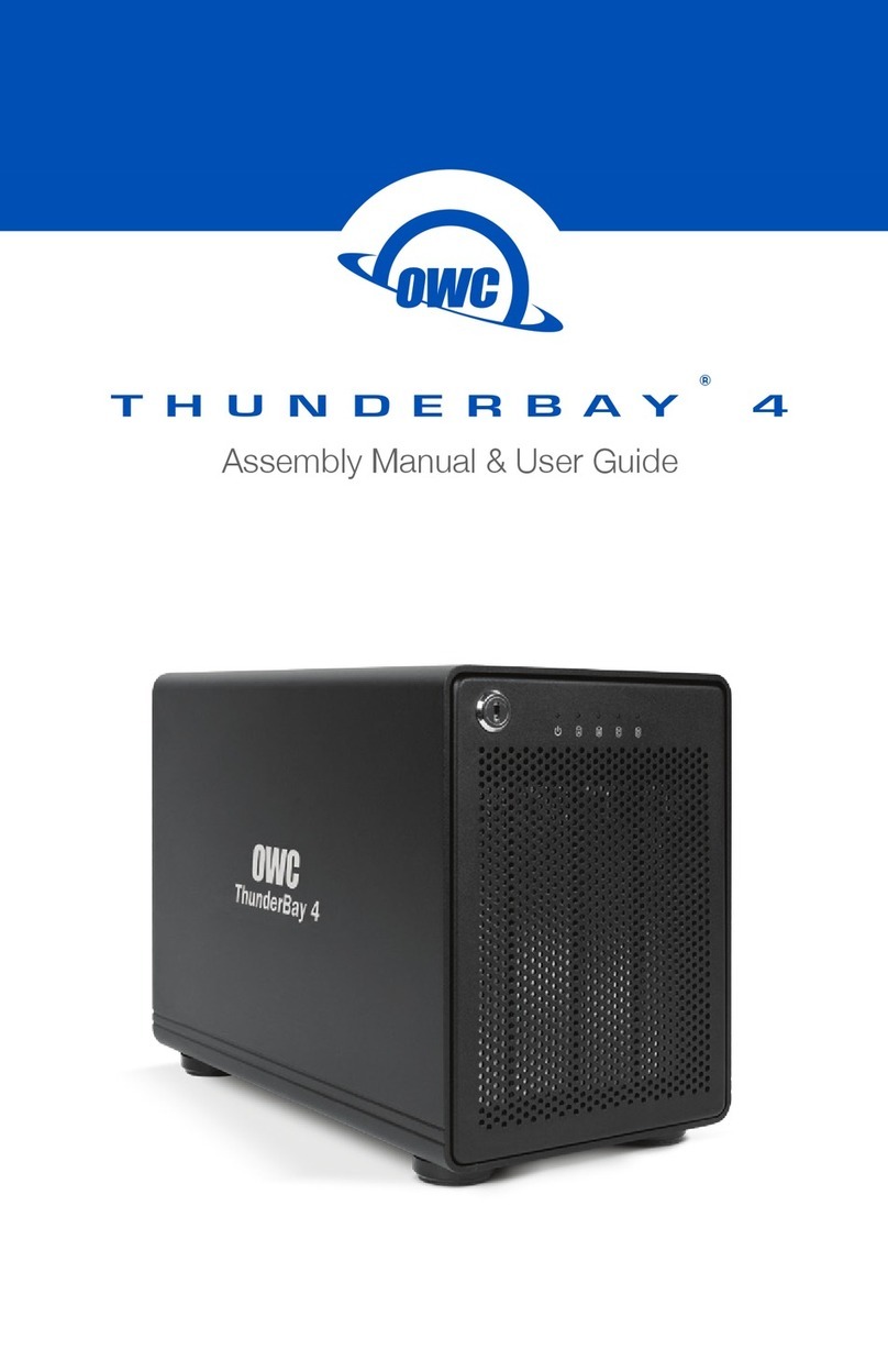 OWC ThunderBay 4 Assembly manual & user guide