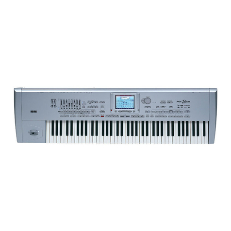 Korg PA1X User manual Korg PA1X User manual