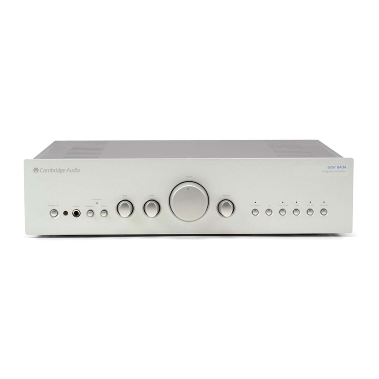 Cambridge Audio Azur 540A user manual