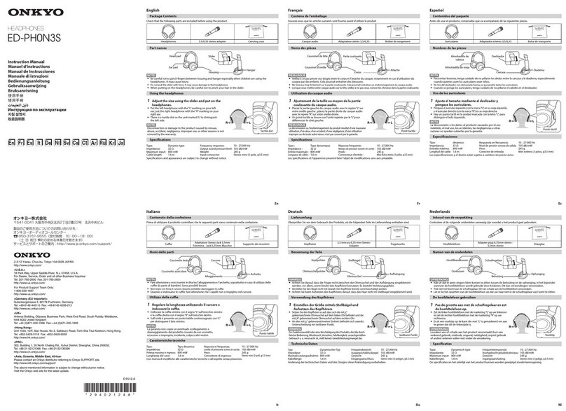 Onkyo ED-PH0N3S Manual