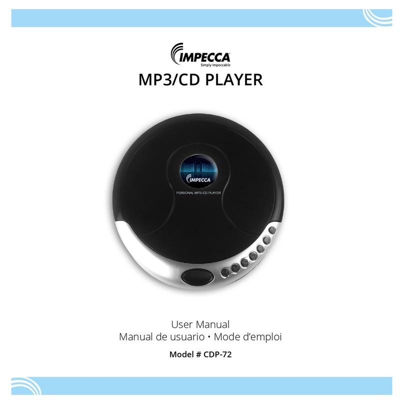 Impecca CDP-72 user manual