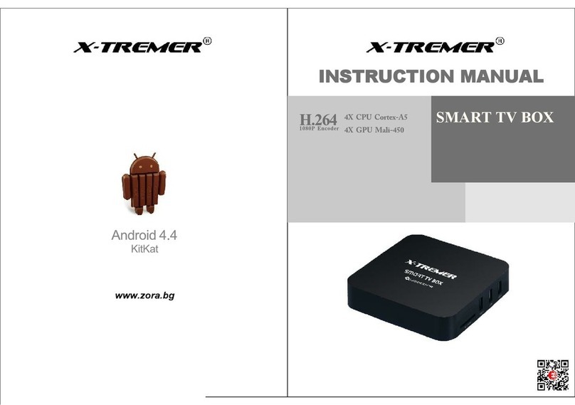 ZORA X-TREMER instruction manual