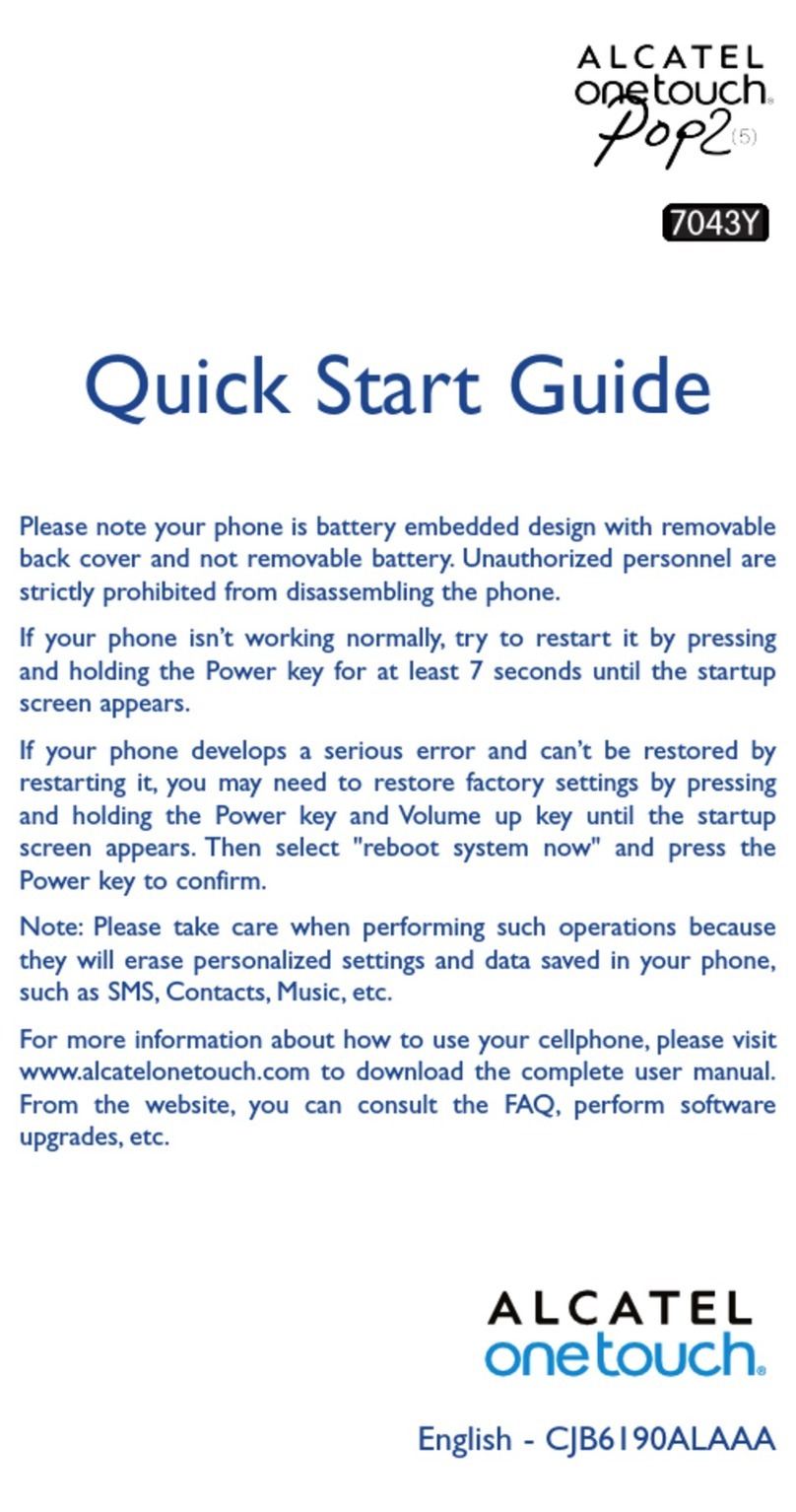 Alcatel POP 27043Y User manual
