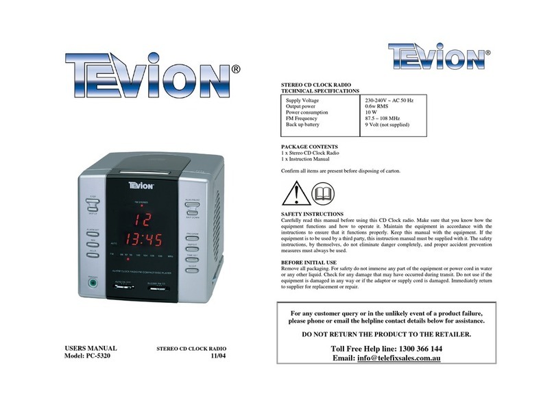 Tevion PC-5320 instruction manual