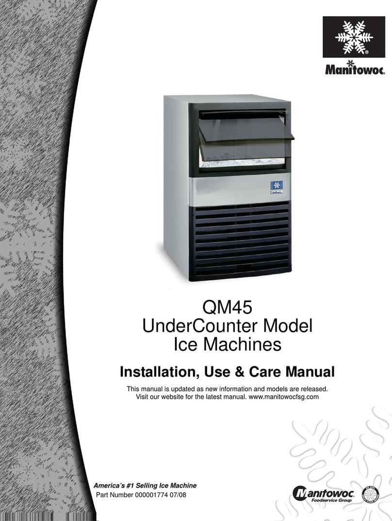 Manitowoc UnderCounter QM45 Instructions for use