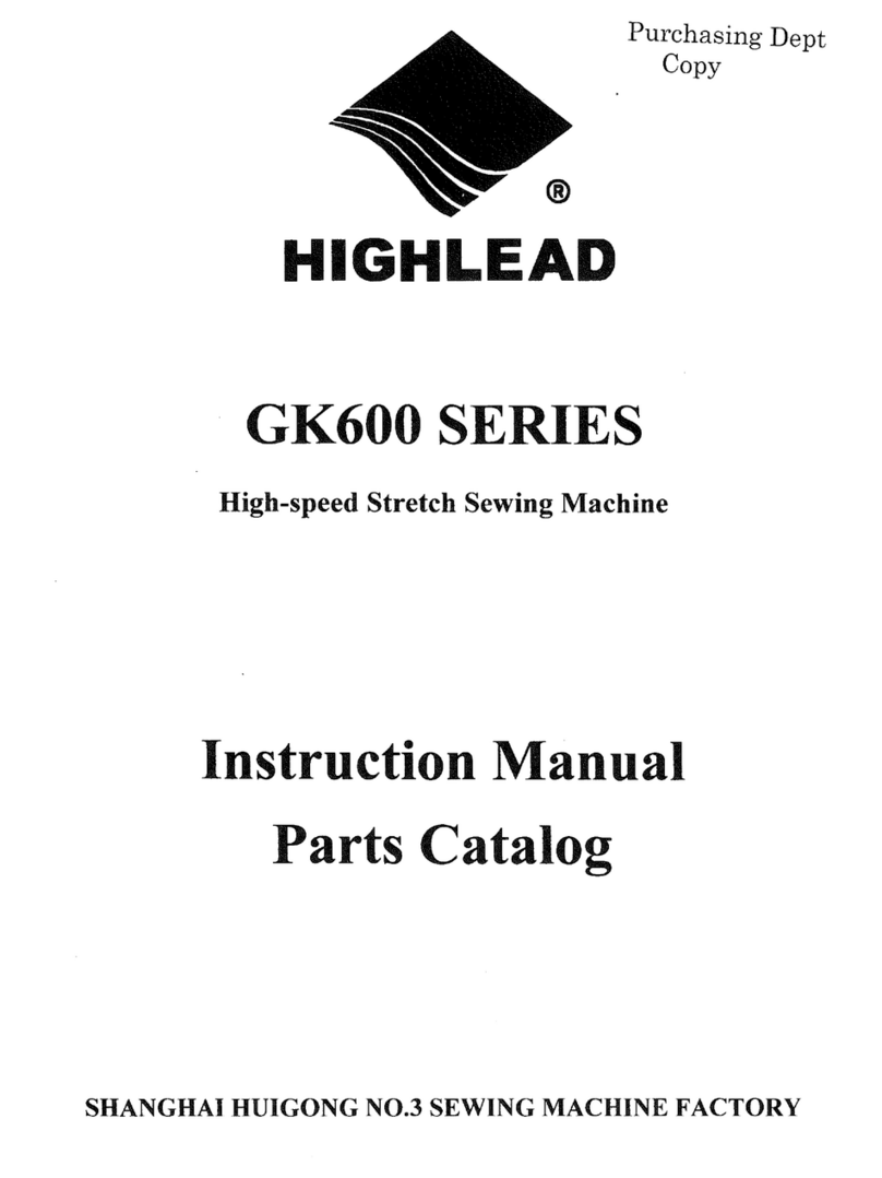 HIGHLEAD GK600 SERIES Instruction manual parts catalog