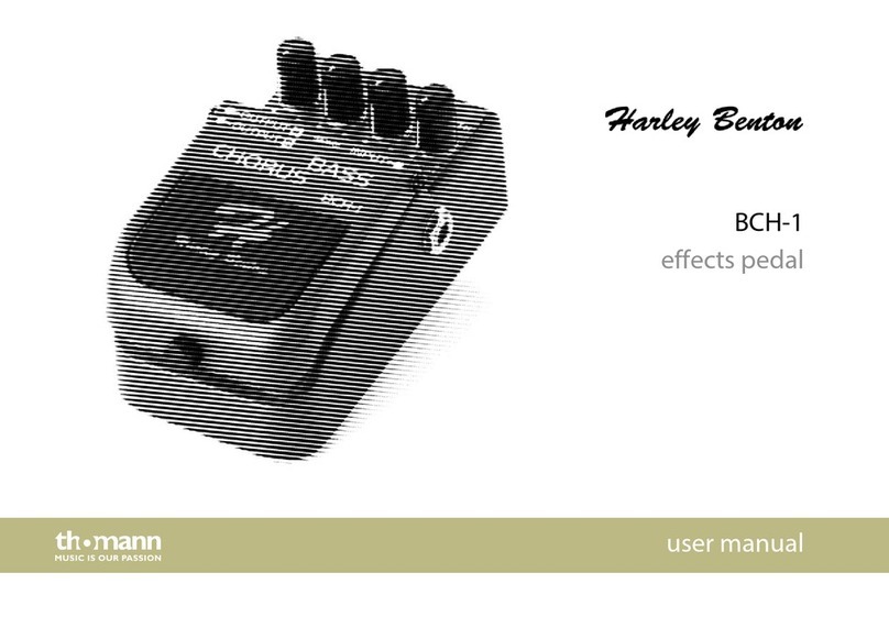 thomann Harley Benton BCH-1 User manual thomann Harley Benton BCH-1 User manual