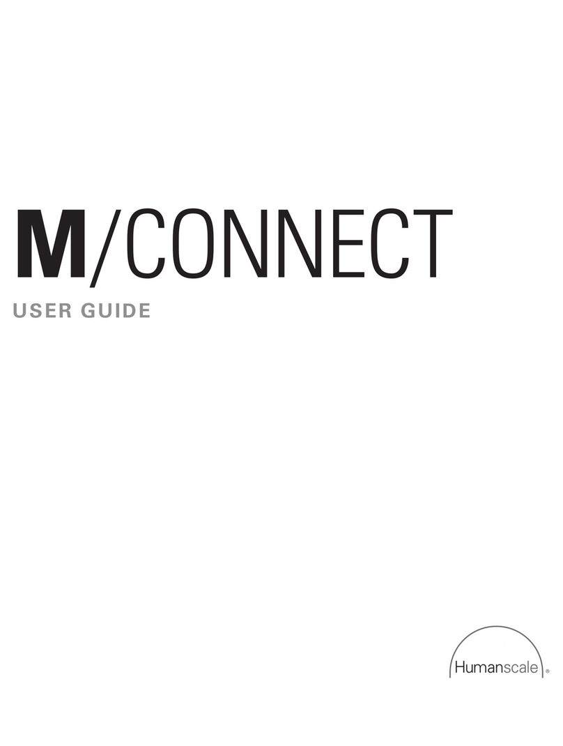 Humanscale M/Connect MCM8B user guide