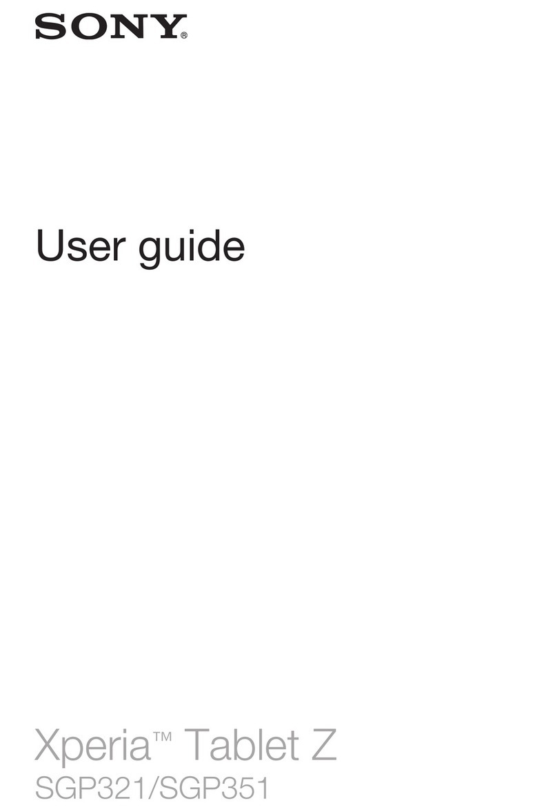 Sony Tablet Z Xperia SGP321 User manual