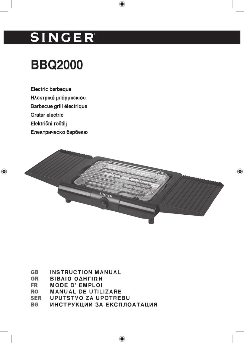 Singer BBQ2000 instruction manual