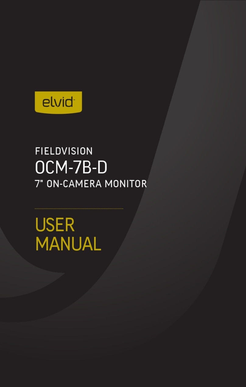 Elvid OCM-7B-D FieldVision User manual Elvid OCM-7B-D FieldVision User manual