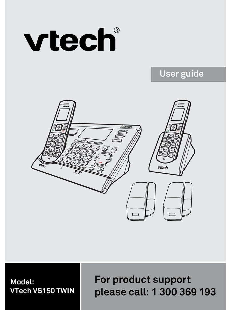 V-tech VS150 TWIN User manual