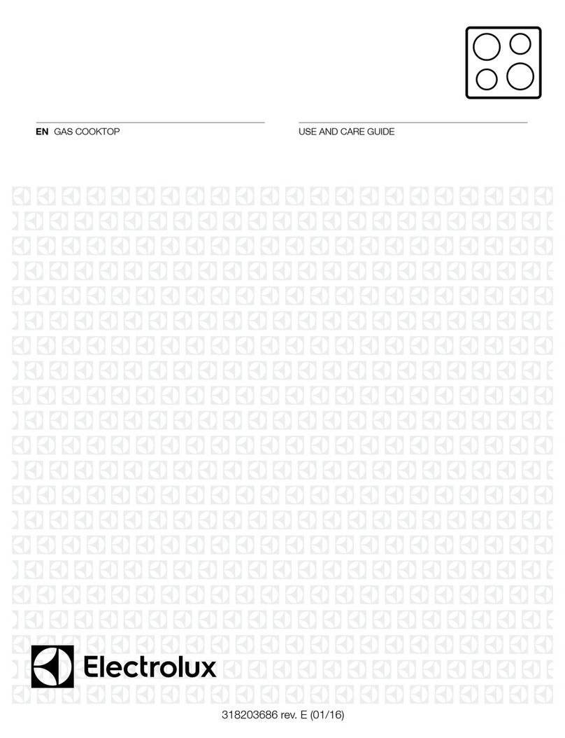 Electrolux E36GC75PSS User manual