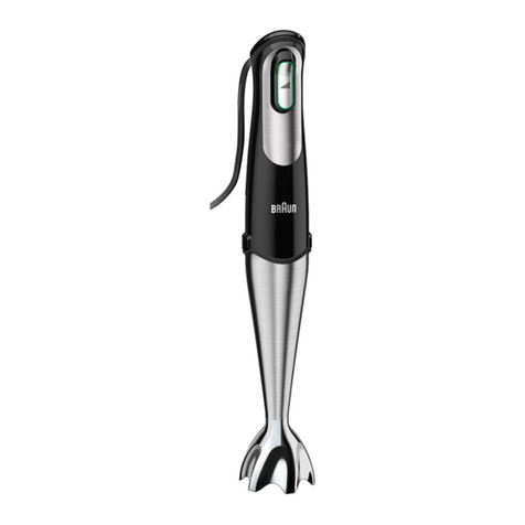 Braun Multiquick 7 MQ 775 User manual