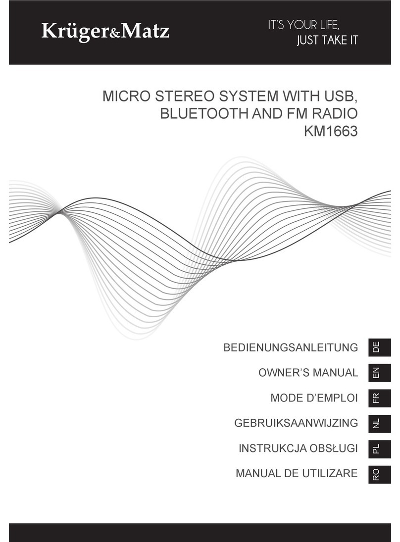 Kruger&Matz KM1663 User manual