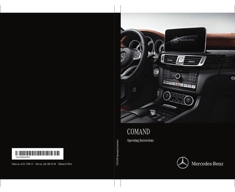 Mercedes-Benz COMAND operating instructions