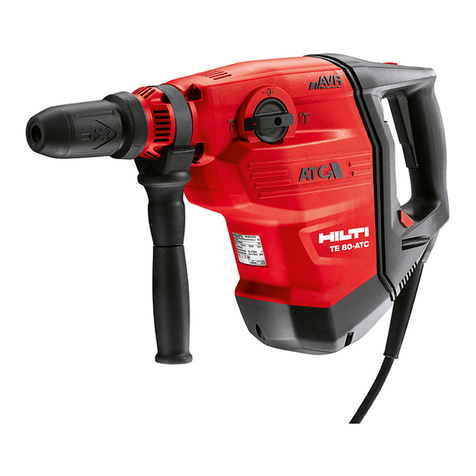 Hilti TE 70-D/AVR operating instructions
