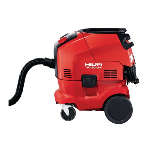 Hilti VC 20-U-Y operating instructions