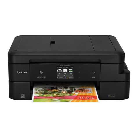 Brother DCP-J785DW Operating and maintenance manual Brother DCP-J785DW Operating and maintenance manual