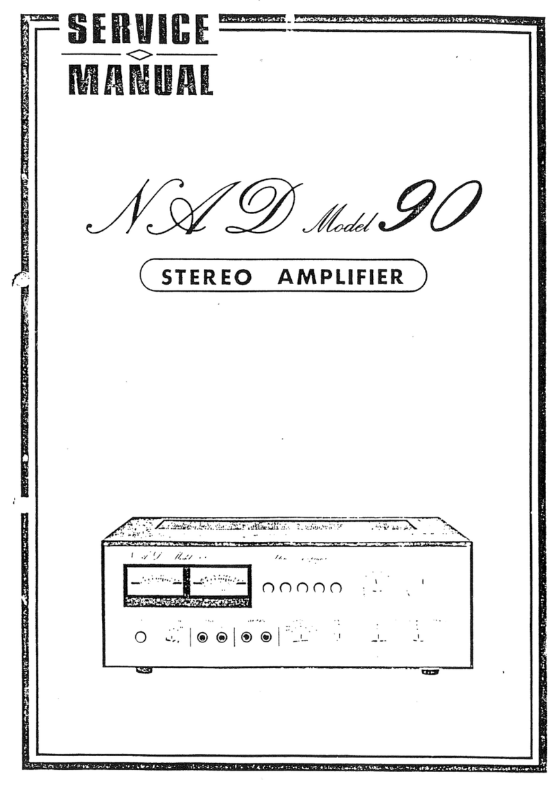 NAD 90 User manual