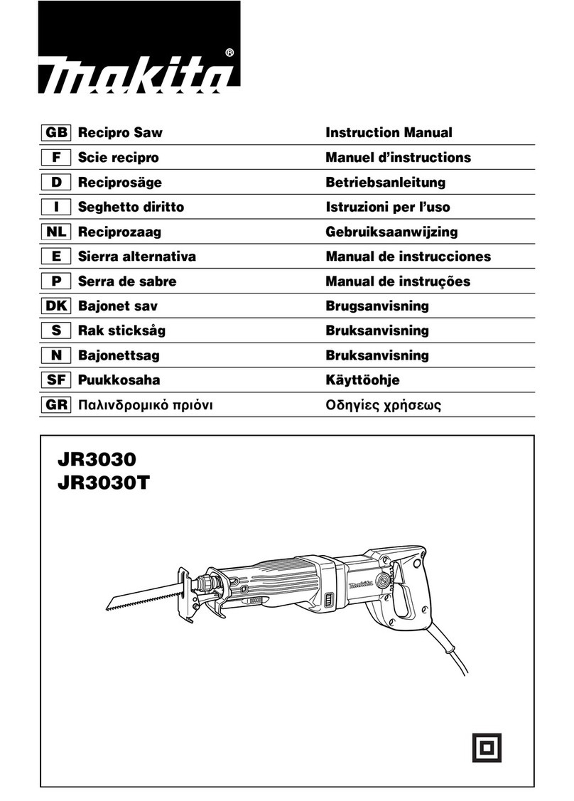 Makita JR3030 instruction manual