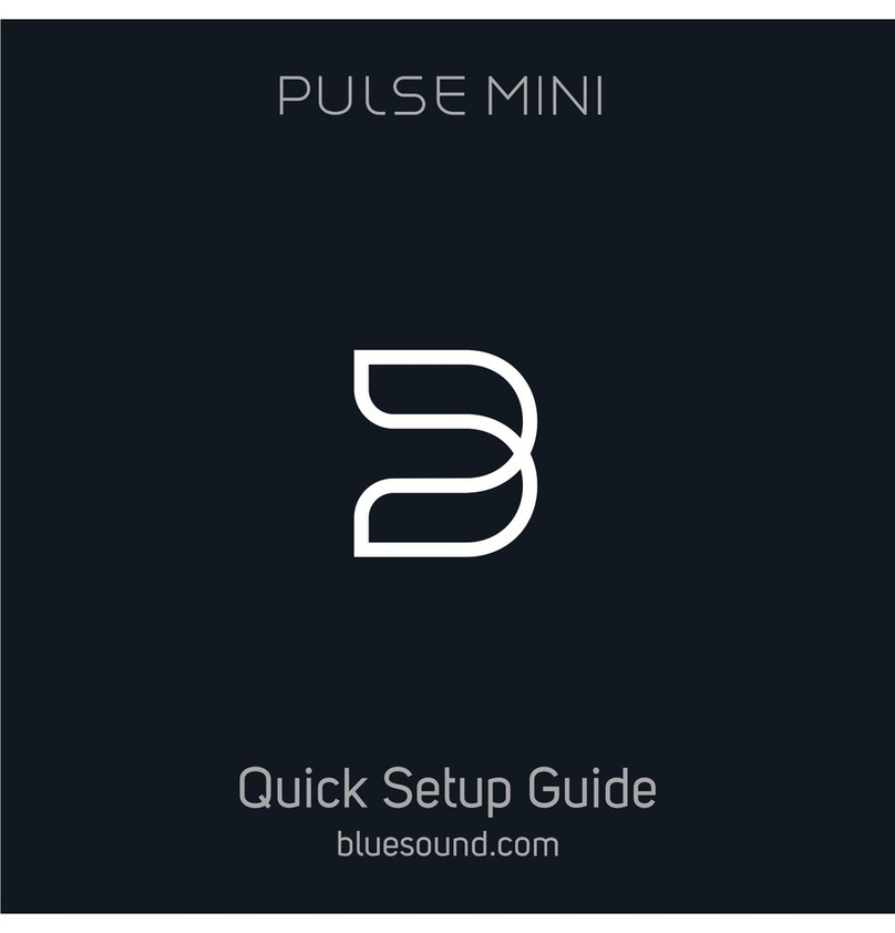 Bluesound Pulse Mini Quick setup guide