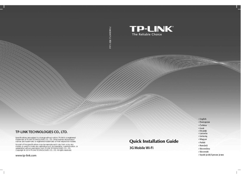 TP-Link M5360 Quick installation guide