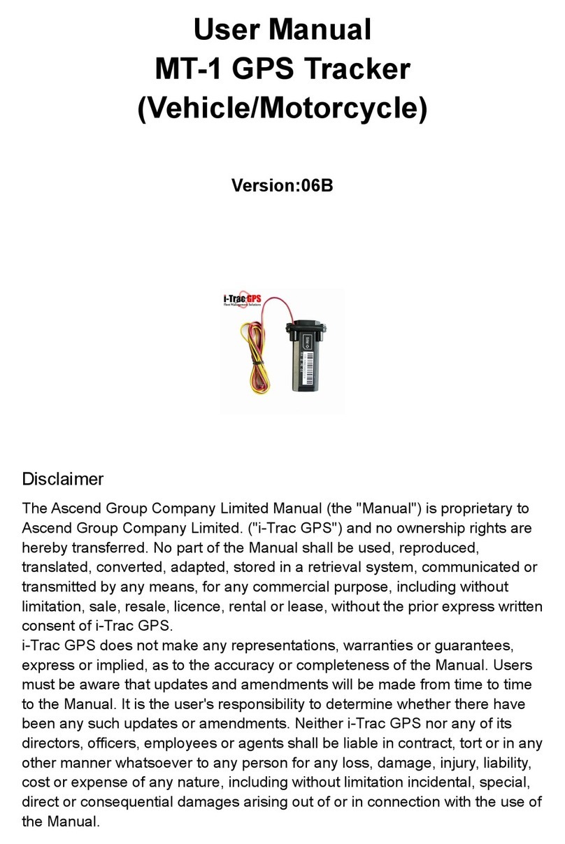 iTrac MT-1 User manual