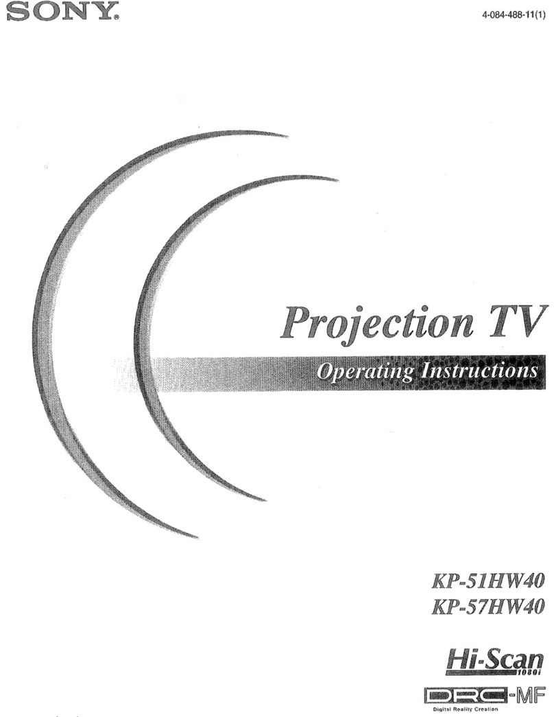 Sony KP 51HW40 User manual