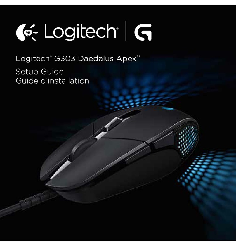 Logitech G303 Daedalus Apex User manual Logitech G303 Daedalus Apex User manual