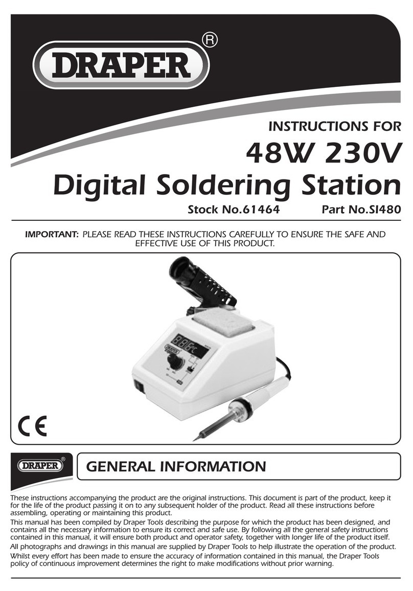 Draper SI480 instructions