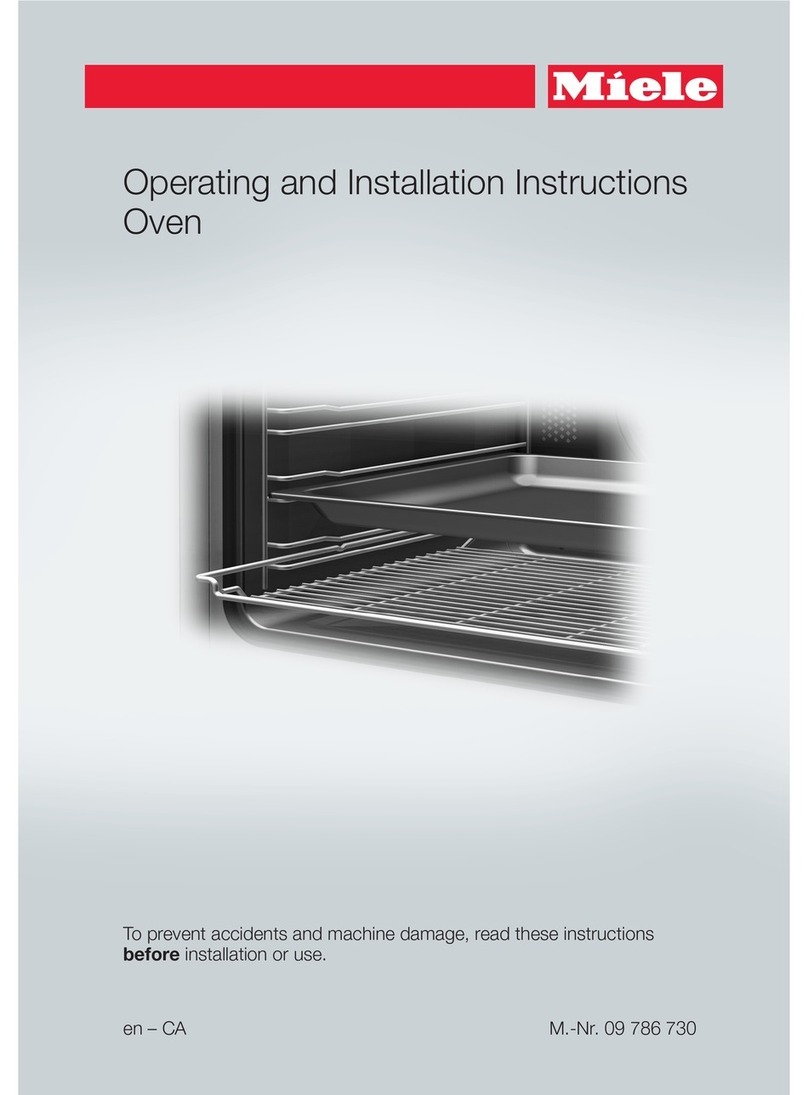 Miele H 2261 B Operating and installation instructions