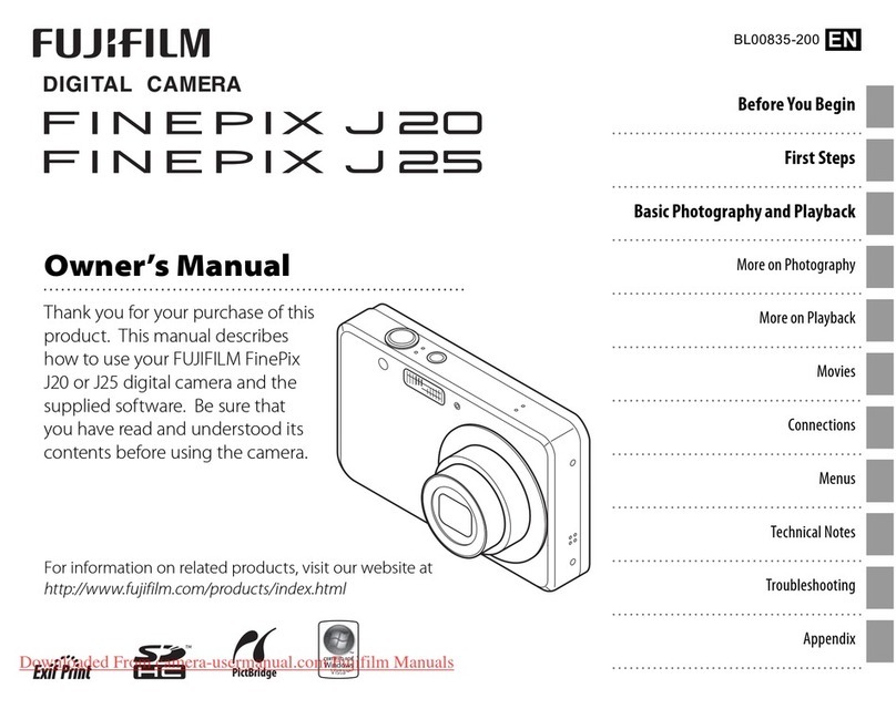 FujiFilm FinePix J20 owner's manual