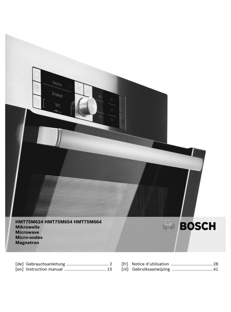 Bosch HMT75M624 instruction manual