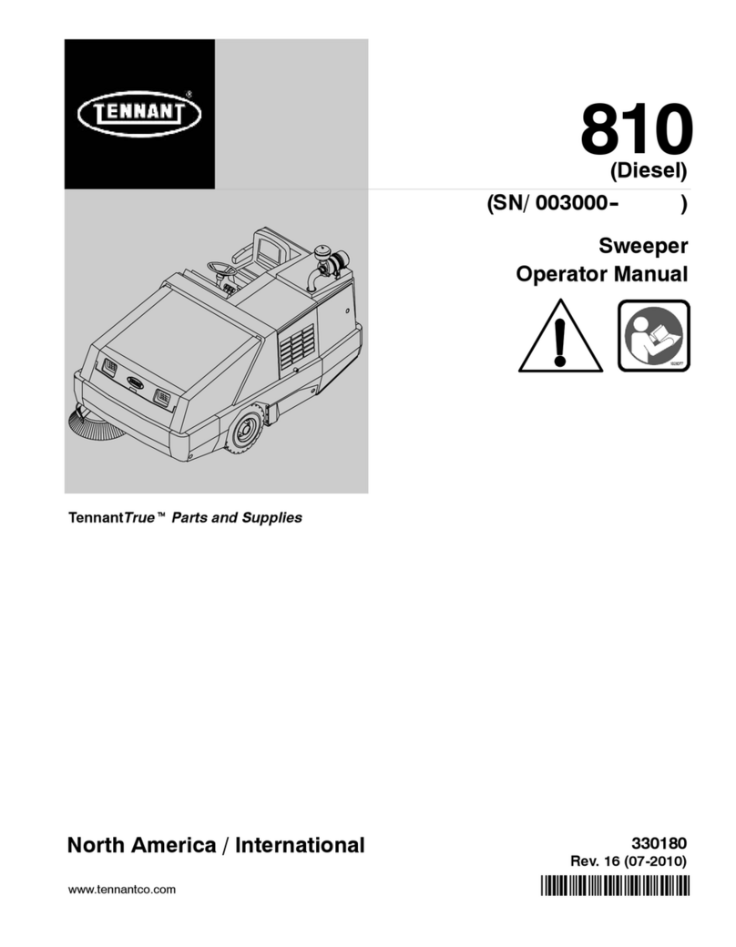 Tennant 810 LPG Operator's manual