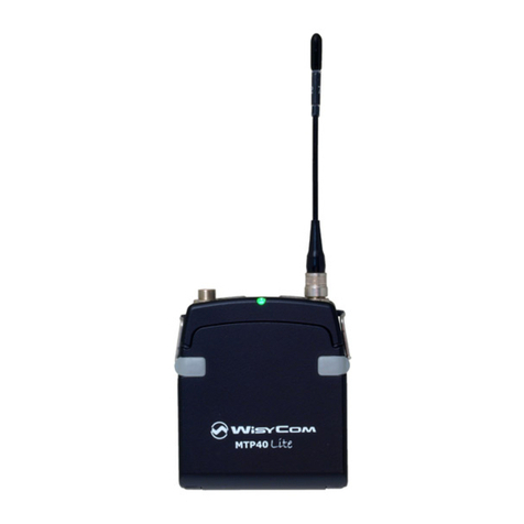 WisyCom MTP40 user manual