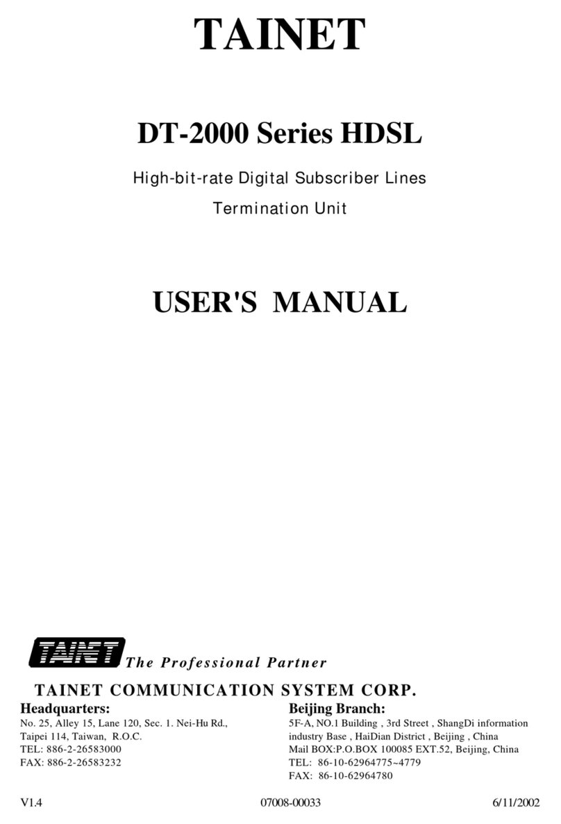 Tainet DT-2000 Series user manual