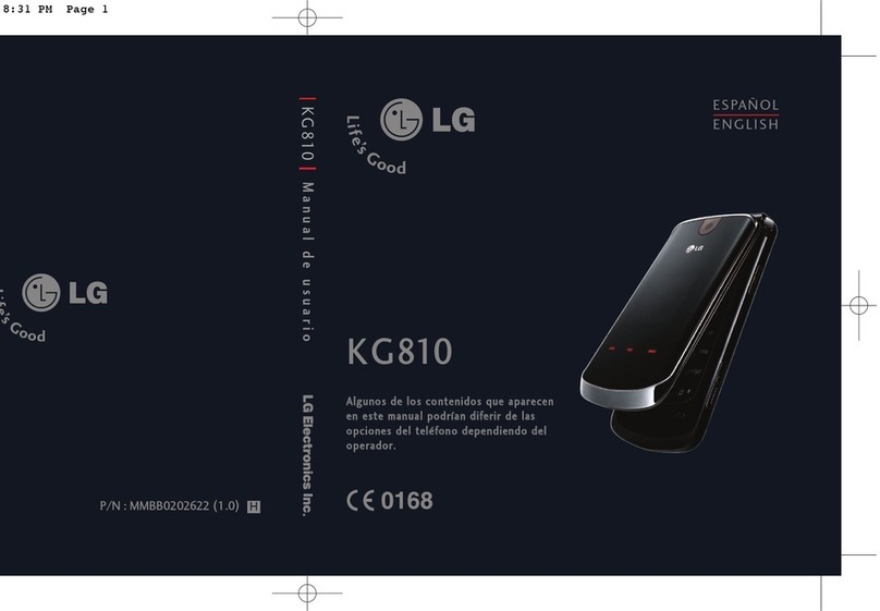 LG KG810 user guide
