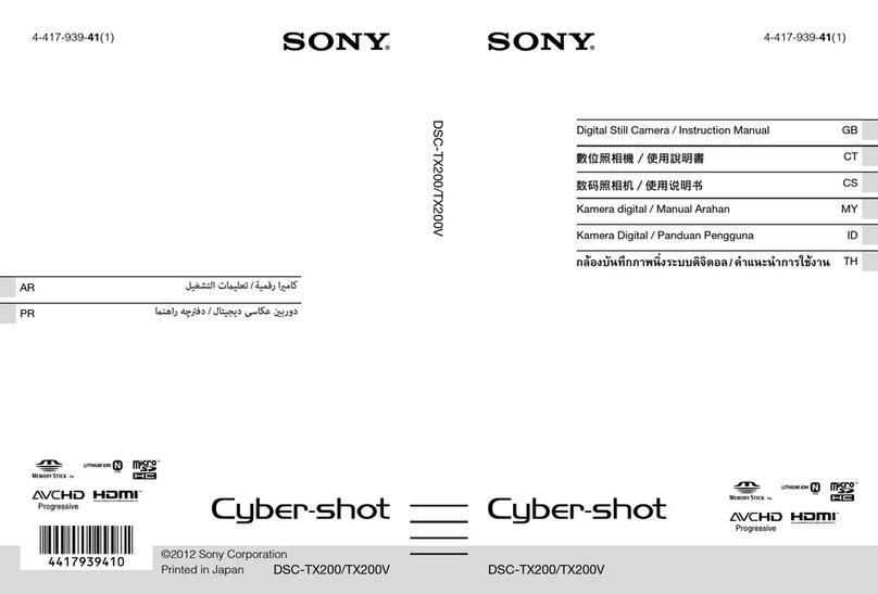 Sony Cyber-shot DSC-TX200 User manual