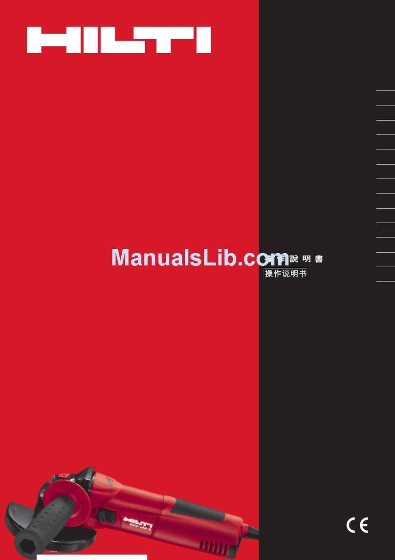 Hilti DCG125-S User manual