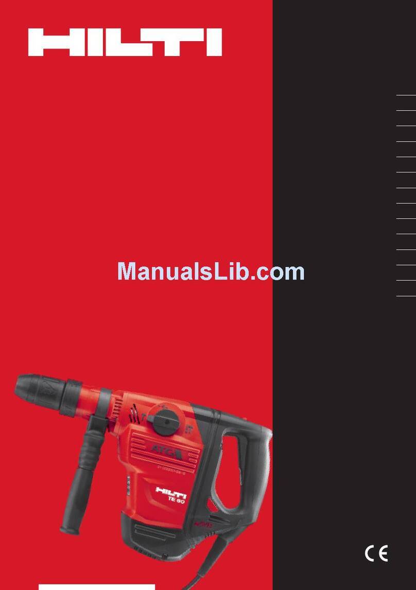 Hilti TE 60 User manual